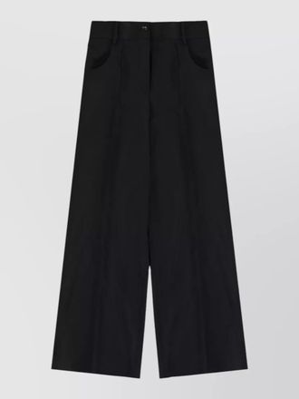 Theory wide leg trousers back and front pockets