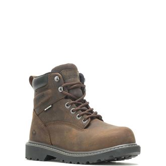 Wolverine Mens Wolverine Floorhand W10696 Dark Brown Steel Toe Work Boots ZAP1190