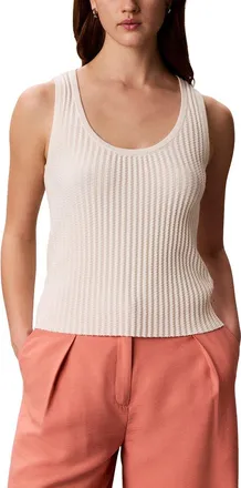 Calvin Klein Zigzag Rib Tank