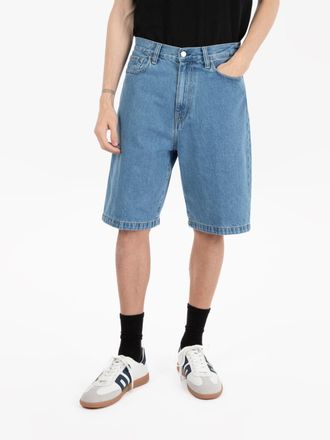 Carhartt Work in Progress Landon Short blue heavy stone wash
