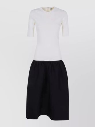 Toteme twinflower t-shirt knee length dress
