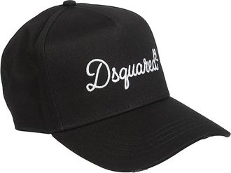 Dsquared2 Signature Baseball Cap - Heren - Petten - Zwart - ONE Size - Accessoires