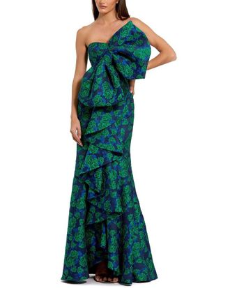 Mac Duggal Brocade Fitted Gown