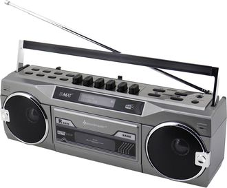 Soundmaster Radio Cassette Estereo Bluetooth Srr80ti Plata 202435771 202435771