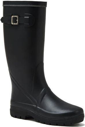 Lands End Squall Buckle Tall Rain Boots in Black at Nordstrom, Size 10
