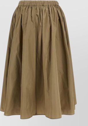 Max Mara mxmlonza skirt gathered design midi length