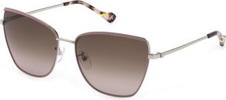 Yalea SYA058 JOHANNA 0S87 Womens Sunglasses Pink Size 59