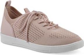 White Mountain Upscale Knit Sneaker in Mauve Fabric at Nordstrom Rack, Size 9.5