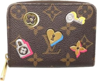 Louis Vuitton Pre-owned Monogram Coin Case - Dames - Vintage Accessoires - Bruin - ONE Size - Vintage