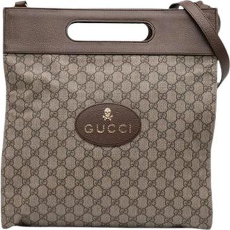 Gucci Pre-owned Tote Bags, female, Brown, Size: ONE SIZE Pre-owned Satchel