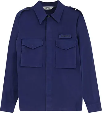 Aspesi Field shirt in lived cotton