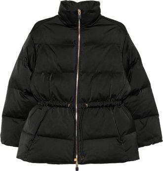 Elisabetta Franchi Drawstring Puffer Jacket