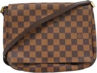 Louis Vuitton Pre-owned Cross Body Bags, female, Brown, Size: ONE SIZE Pre-owned Musette Tango Shoulder Bag