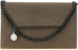 Stella McCartney Tassen, Dames, Grijs, ONE Size, Falabella Crossbody Tas