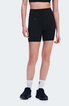 On Studio High Waist Pocket Bike Shorts in Black at Nordstrom, Size X-Large