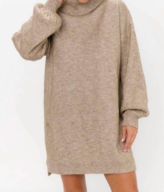 Show me your Mumu Womens Chester Sweater Dress In Oatmeal Knit