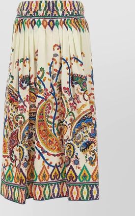 Etro cotton pleated skirt