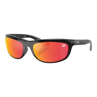 Ray-Ban Balorama Zonnebril - Heren - Zonnebrillen - Zwart - 62 MM - Nylon - Accessoires