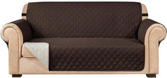 OEM Copridivano Double-face, Adatto Agli Animali Domestici, Con Elastico, Impermeabile (marrone Scuro)