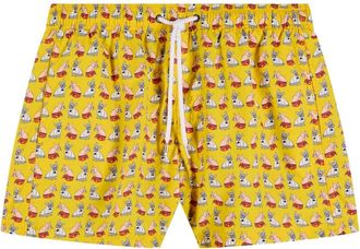 Sundek Zomer Gele Boardshorts - Heren - Strandmode - Geel - L - Badmode