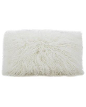 Saro Lifestyle Fluffy Mongolian Pillow