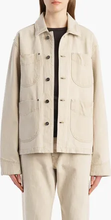 Khaite Wyatt Denim Chore Jacket in Dumas at Nordstrom, Size Medium