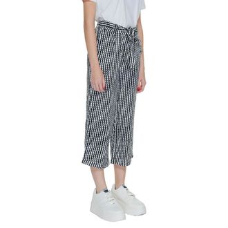 Only Cropped Trousers, female, Black, S, Nova Life Palazzo AOP Cropped Trousers