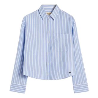 Max Mara Shirts, female, Blue, Size: XL Cartone Shirt