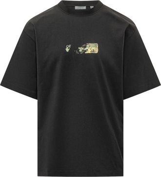 Off-white Black Crew Neck T-Shirt