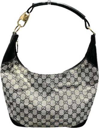 Gucci Pre-owned Shoulder Bags, female, Gray, Size: ONE SIZE Pre-owned Shoulder Bag