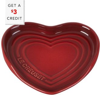 LE CREUSET Heart Shaped Spoon Rest With $3 Credit