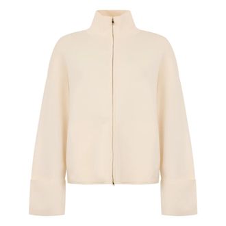 Max Mara Light Jackets, female, Beige, Size: M Light Jacket