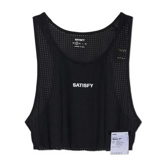 SATISFY Sleeveless Tops, female, Black, Size: XS Top Space-O