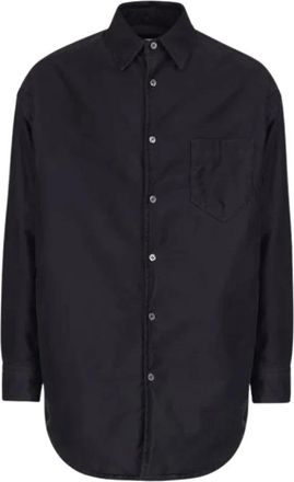 Maison Margiela Long Sleeved Pocket Shirt - male - Maison Margiela - Casual Shirts - Black - XL - Shirts