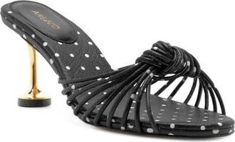 Arezzo Marley Strappy Sandal in Black at Nordstrom, Size 9.5