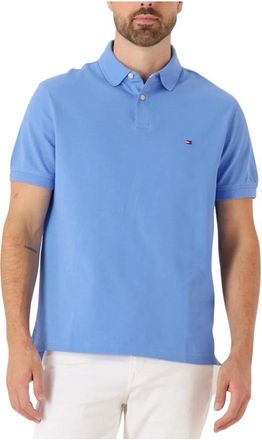 Tommy Hilfiger Tops, Heren, Blauw, S, Katoen, Tijdloze 1985 Regular Polo