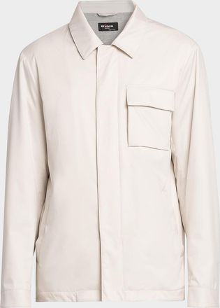 Kiton Men & apos;s Shirt Jacket