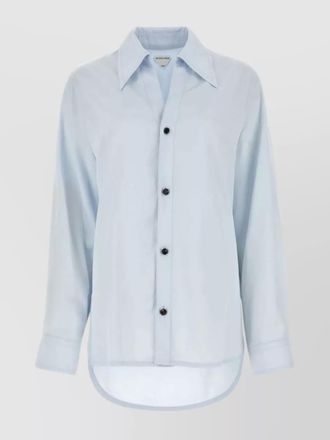 Bottega Veneta elongated back twill shirt