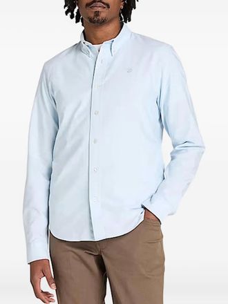 Timberland button-fastening long-sleeve shirt - men - Cotton - L - Blue