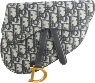 Dior Blue Canvas Fanny Pack (Pre-Owned)