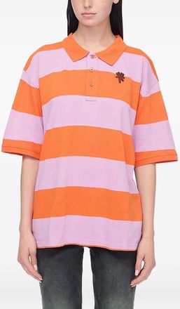 Marc Jacobs Tiny Teddy gestreepte polotop - Oranje