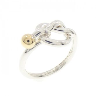 Tiffany & Co. Yellow Gold (18K) Silver 925 Band Ring (Pre-Owned)