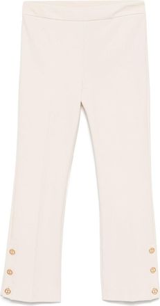 Twin-Set slim-fit trousers - women - Polyamide/Elastane/Polyester/Viscose - 40 - White