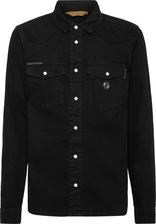Philipp Plein Oversize Denim Shirt