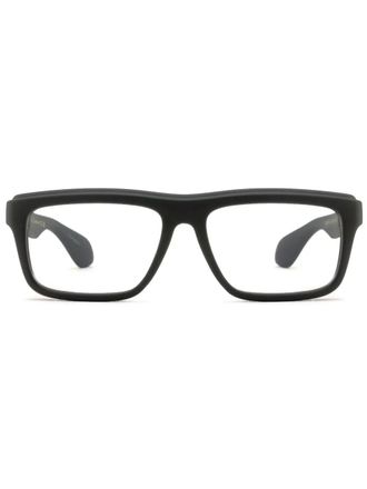 Gucci rectangle frame glasses - Green