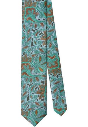 Robert Talbott Robert Dotted Paisley Best of Class Necktie in Green at Nordstrom