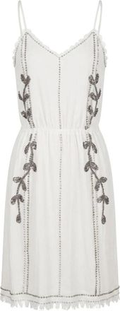 Trussardi Abito corto ricamato - - Dresses - Donna - Bianco - S