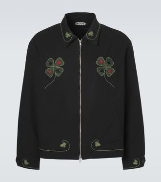 Bode Giacca Lucky Draw in twill di cotone