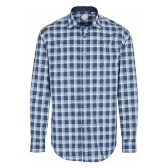 Pal Zileri Gestreepte Casual Overhemd - Heren - Overhemden - Blauw - Maat: M