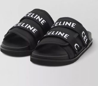 Celine jacquard logo strappy sandals